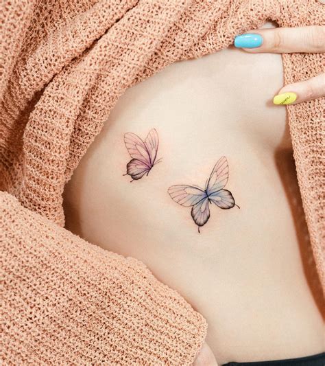 Delicate Butterfly Rib Tattoo A Symbol Of Elegance Delicate Butterfly Rib Tattoo A Symbol Of Elegance