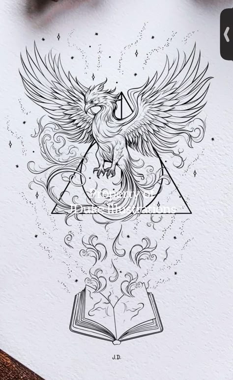 Details 82 Harry Potter Phoenix Tattoo Latest In Cdgdbentre