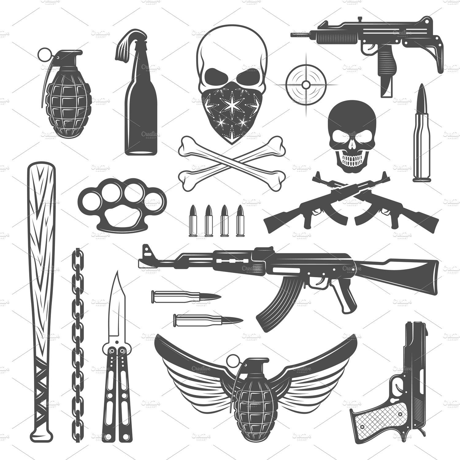 Discover More Than 76 Gangster Gun Tattoo On Hand In Cdgdbentre