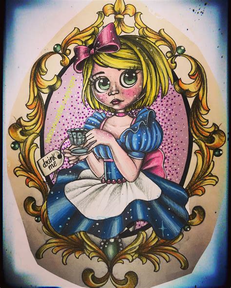 Disney Tattoo By Tattoosuzette On Deviantart Alice And Wonderland