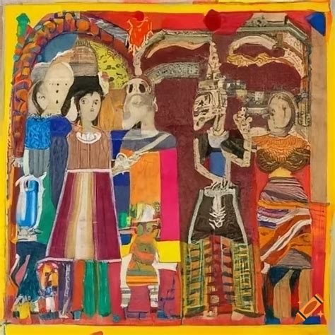 Diverse Global Cultures Depicted Through Collaborative Art Project On