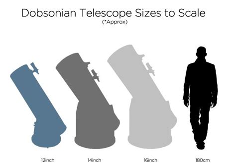 Dobsonian Telescope Sizes On A Human Scale Telescopes Dobsonian