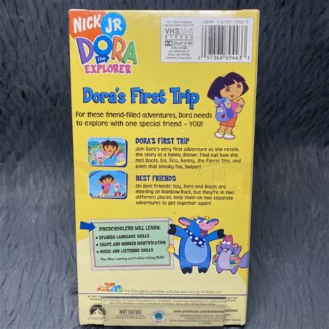 Dora The Explorer Dora S First Trip Vhs 2006 Nickelodeon Nick Jr