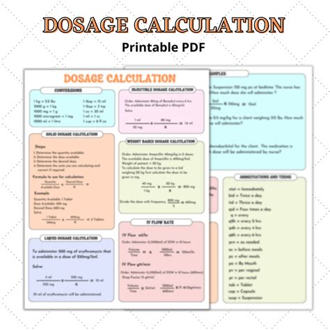 Dosage Calculation Drug Dose Calculation Medication Nursing Etsy Dosage Calculation Drug Dose Calculation Medication Nursing Etsy