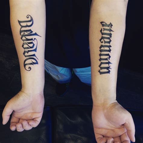 Double Meaning Ambigram Tattoos: Creative Ink Ideas