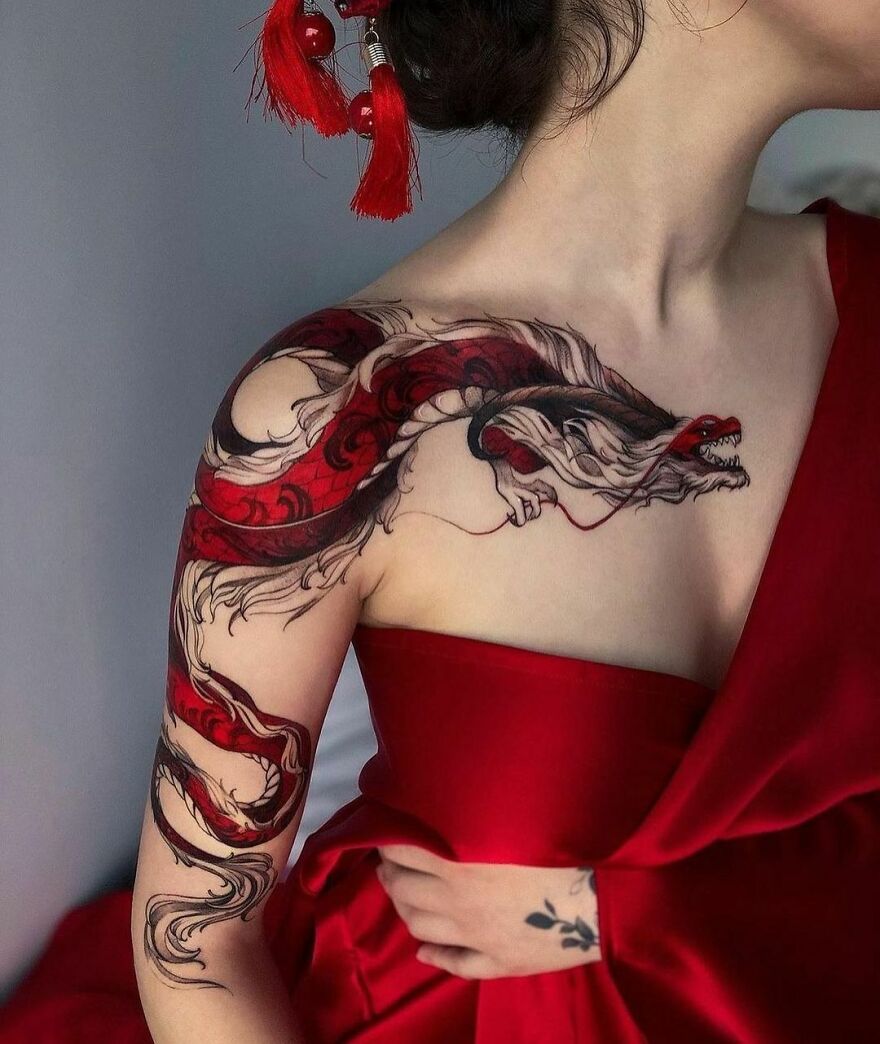 Dragon Arm Tattoo Designs