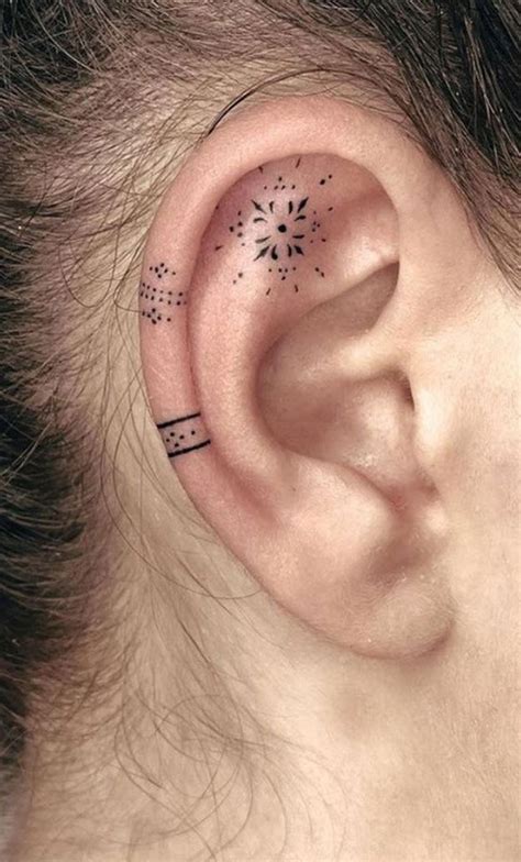 Ear Tattoos 45 Best Trending Ear Tattoos Designs And Ideas