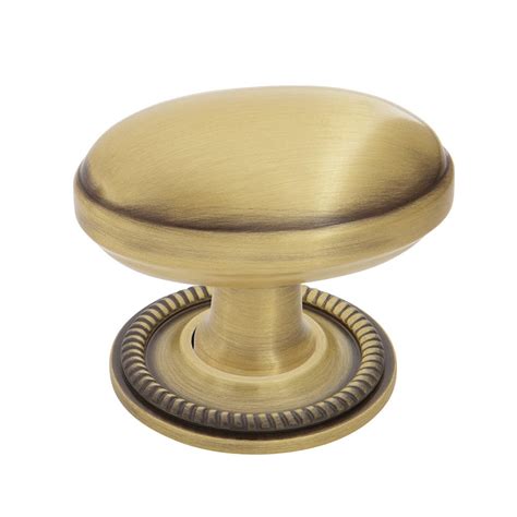 Enfield Collection Homestead Brass 1 3 4 Cabinet Knob In Antique Enfield Collection Homestead Brass 1 3 4 Cabinet Knob In Antique