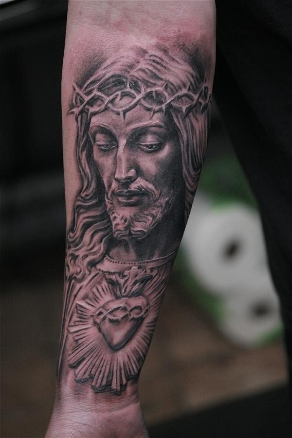 Esempio Jesus Thorn Crown Tattoo Opzioni