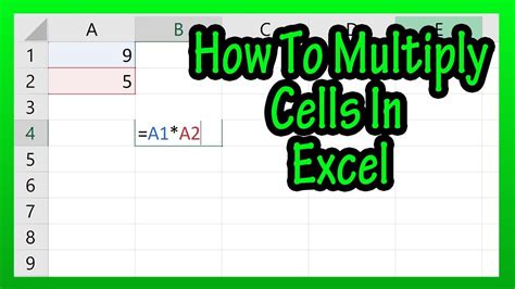 Excel Multiplication How To Multiply Cells In An Excel Spreadsheet
