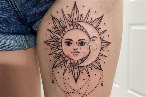 Exploring The Symbolism Of Star Moon Sun Tattoos