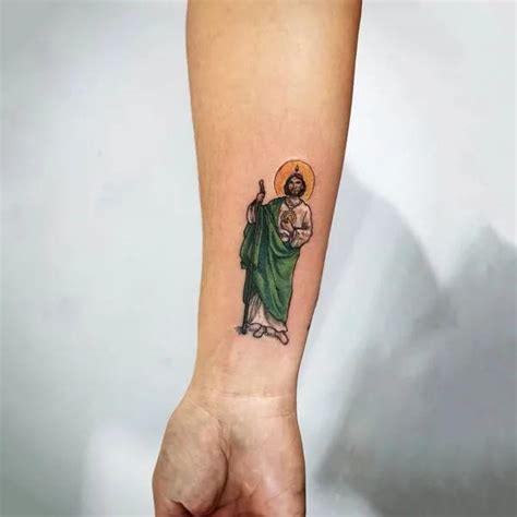 Express Your Devotion San Judas Tadeo Tattoo Ideas For Women Small