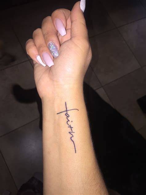 Faith Tattoo On Wrist Ideas & Inspiration