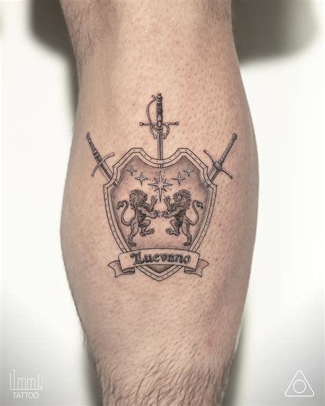 Family Crest Tattoo Is A Neat Idea For A Guy Baby Tattoos Girl