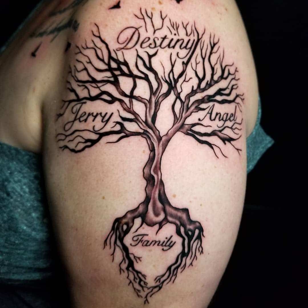 Family Tree Tattoos For Men Tree Tattoo Men Tree Tattoo Designs
