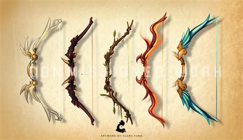 Fantasy Bow And Arrow Design