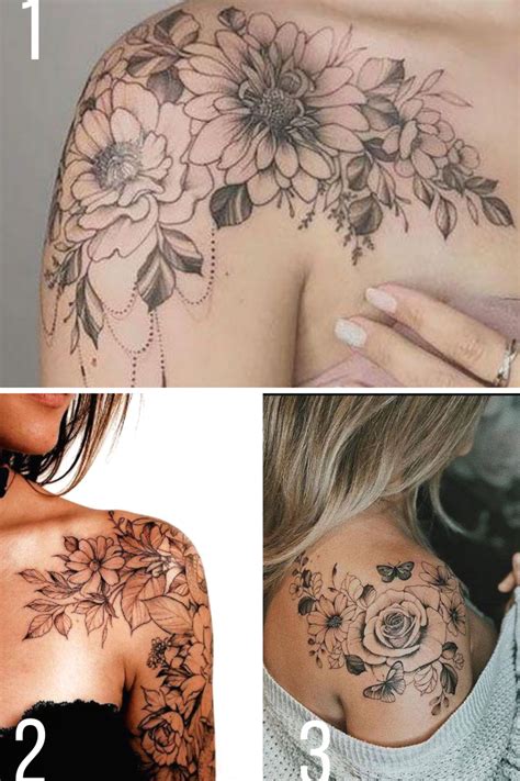 Female Shoulder Flower Tattoos: Top Designs & Ideas