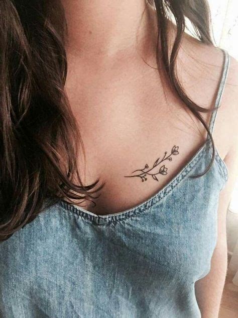 Delicate Small Chest Tattoos for Women: Minimalist Ink Ideas