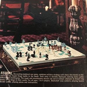 Feudal Board Game 3M Bookshelf Edition Etsy
