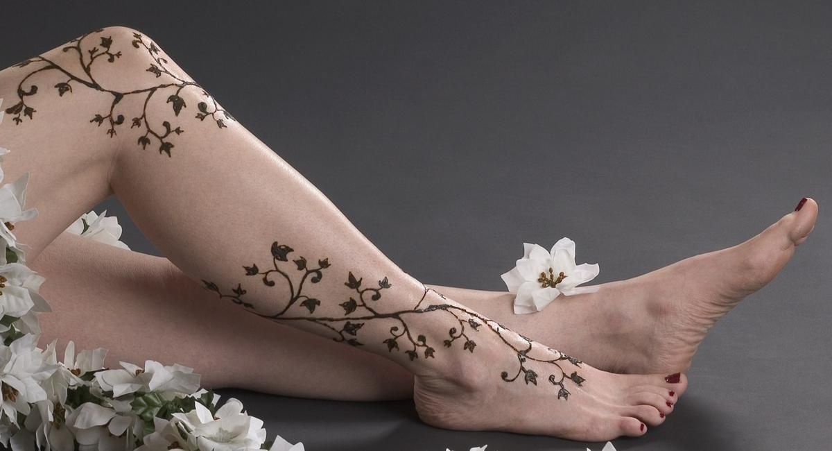 Flower Tattoo Flower Thigh Tattoos Vine Tattoos Sleeve Tattoos For