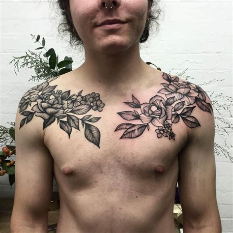Chest Flower Tattoos: Bold & Beautiful Designs  
Stunning Chest Flower Tattoos: Ideas & Inspiration  
Flower Chest Tattoos: Meaningful & Eye-Catching