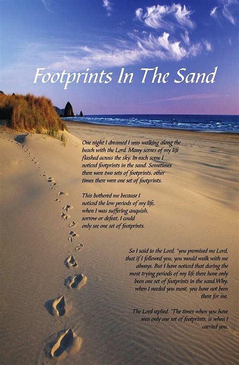 Footprints In The Sand Poem Tattoo