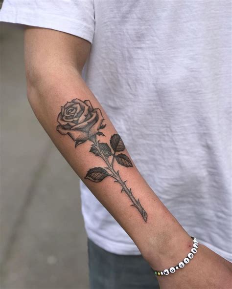 Forearm Meaningful Rose Tattoos For Men Best Tattoo Ideas