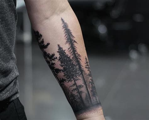 Forest Tattoo Designs On Arm