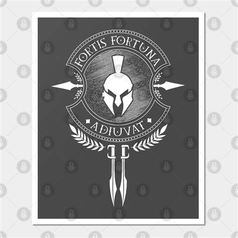 Fortis Fortuna Adiuvat Latin By Modern Medieval Design In 2024