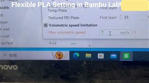 Fpla Parameter Setting Either As Tpu Or As Pla For Bambu Lab P1s