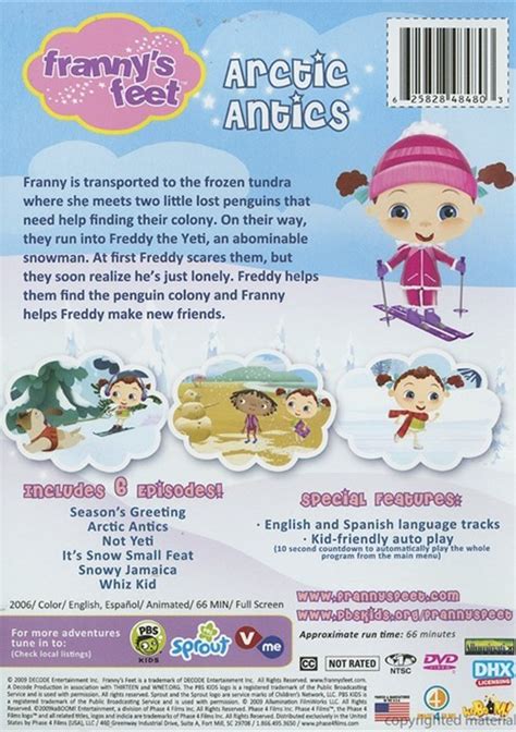 Franny S Feet Arctic Antics Dvd Dvd Empire