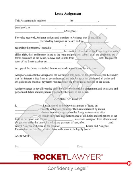 Free Lease Assignment Template Faqs Rocket Lawyer
