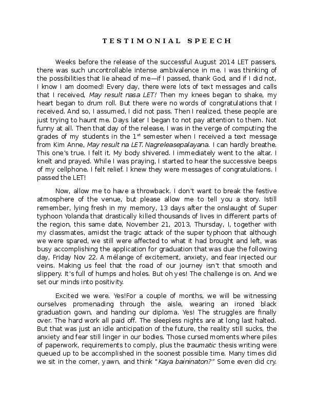 Free Speech Testimonials: Real Stories, Real Impact