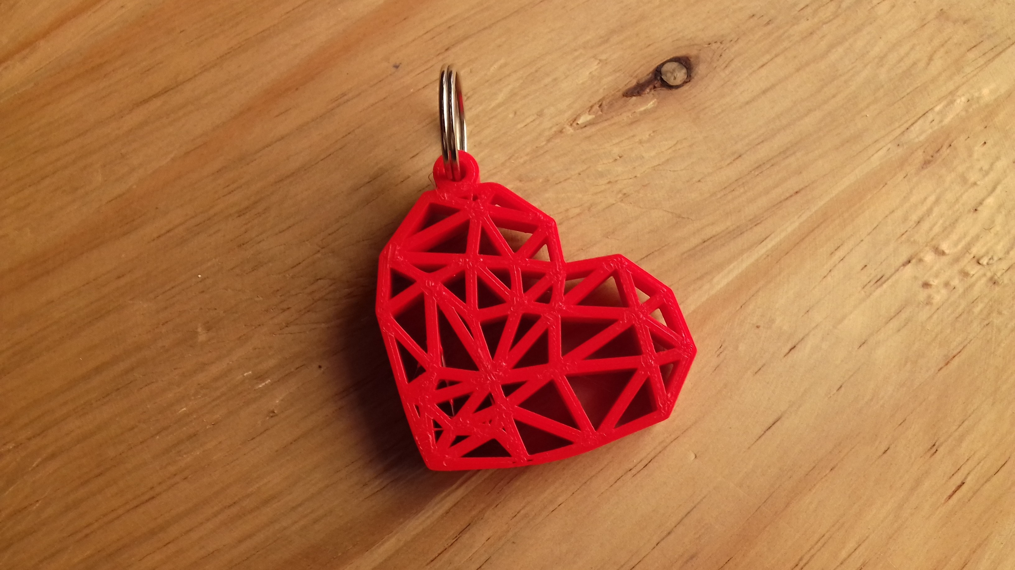 Free Stl File Geometric Heart Key Ring 3D Print Model To Download Cults Free Stl File Geometric Heart Key Ring 3D Print Model To Download Cults