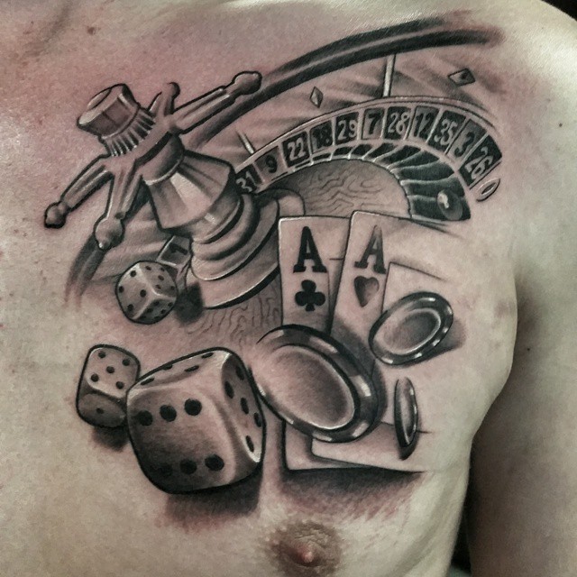 Gambling Tattoos Designs Ideas And Meaning Tattoos For You Casino
