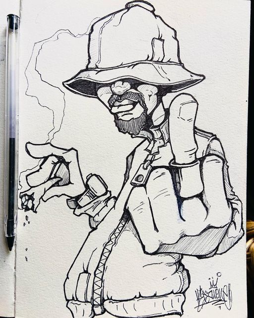 Gangsta Drawings Easy