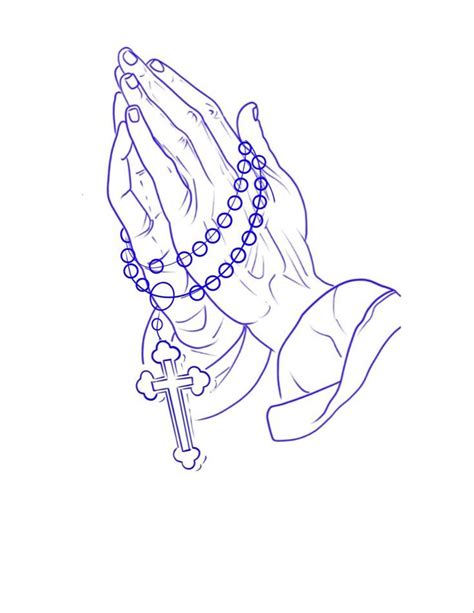 Gangster Praying Hands Tattoo Stencil: Design & Meaning Guide