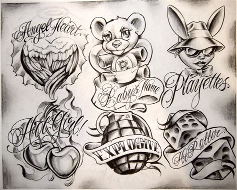 Gangster Tattoo Ideas Gangster Badass Easy Tattoo Drawings Best