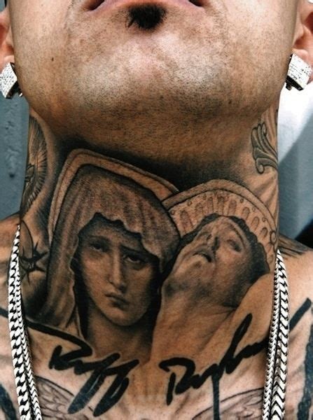 Bold Gangster Throat Tattoos: Meanings & Designs