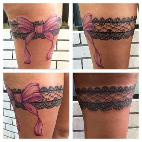 Garter Lace Garter Tattoos Corset Tattoo Ab Tattoo Tattoo Bein Herz
