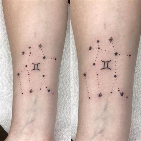 Gemini Astrology Tattoos: Creative Zodiac Ink Ideas