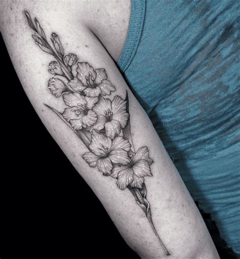 Gladiolus Tattoo 28 Unique Designs You Will Love