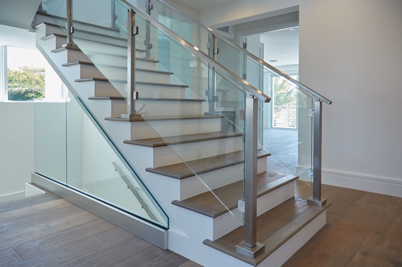 Glass Panel Railing System Stair Solution 2 Stair Solution