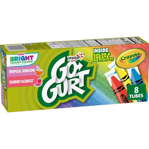 Go Gurt Strawberry Kids Low Fat Yogurt Tubes 8 Ct 2 Oz Smith S