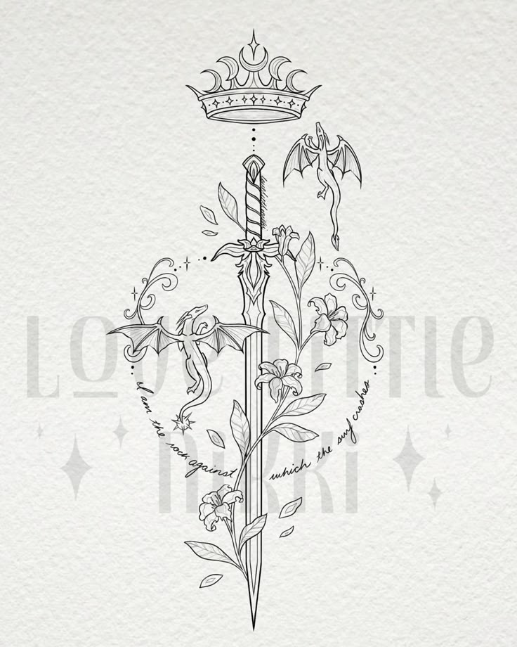 Goldryn Throne Of Glass In 2023 Traditional Tattoo Book Tattoo