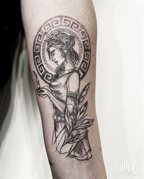 Stunning Greek Goddess Tattoo Ideas & Designs