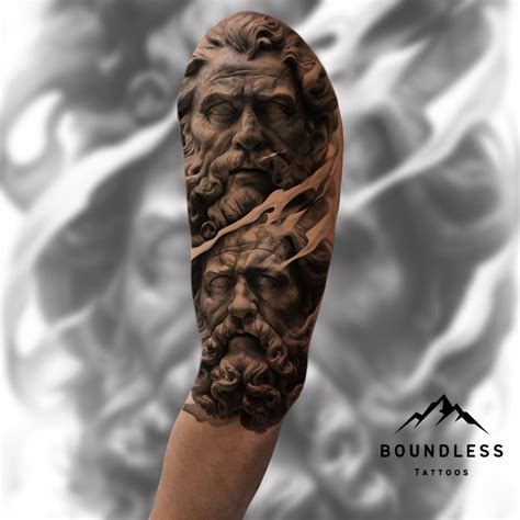 Greekroman God Sleeve Design Greek Tattoos Mythology Vrogue Co