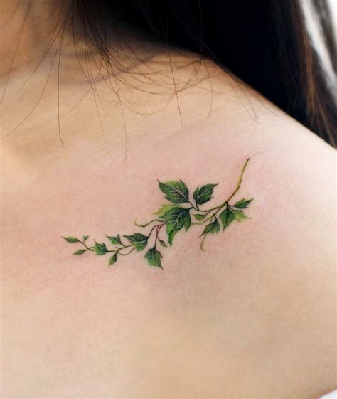 Green Leaf Tattoo Tattoos Designs