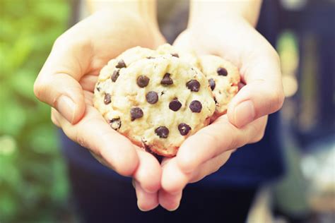 Hand Hold Cookie Stock Photo Download Image Now Baked Brown