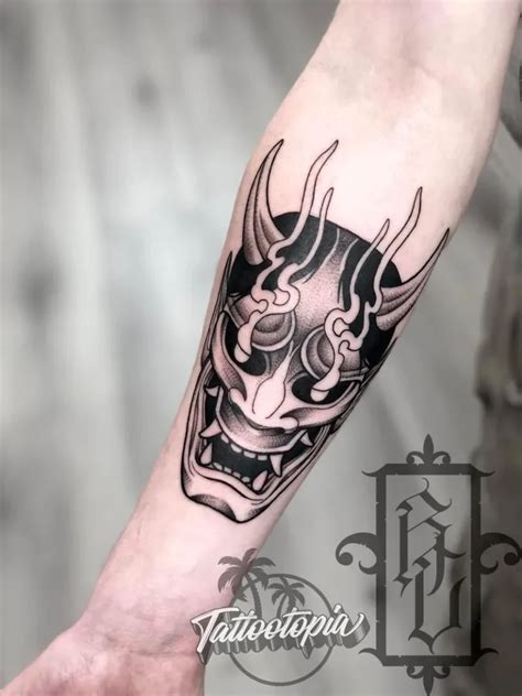 Hannya Oni Mask Tattoo: Stunning Design Ideas